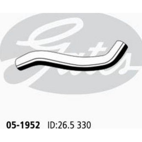 Gates Radiator Hose Upper - 05-1952 Cooling Hose Car Service Auto Part
