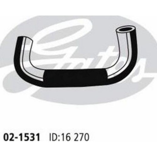 Gates Moulded Heater Hose - 02-1531 Replacement Hose Car Service Auto Part