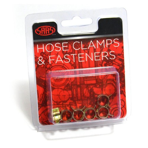 Saas Hose Clamps Spring Vac 5mm 6 Pack - SHC5 Replacement Hose Brake Parts