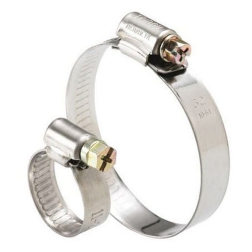 Tridon Hose Clamp 11-22mm Part Stainless Steel Solid Band - SMH006P Brake Parts