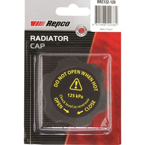Repco Expansion Tank Cap 18 Psi - 125 kPa Plastic Screw On - RRC122-120 Auto
