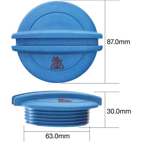 Tridon Expansion Tank Cap 18 Psi - 130 kPa Plastic Screw On - DH18130 Auto Part