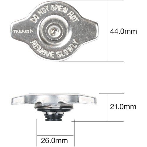 Tridon Radiator Cap 16 Psi - 110 kPa Metal Bayonet - CC16110 Brake Parts