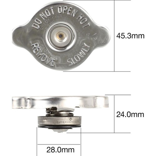 Tridon Radiator Cap 17 Psi - 120 kPa Metal Bayonet - CB17120 Brake Parts