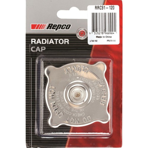 Repco Radiator Cap 18 Psi - 125 kPa Metal Large Bayonet - RRC91-120 Auto Part