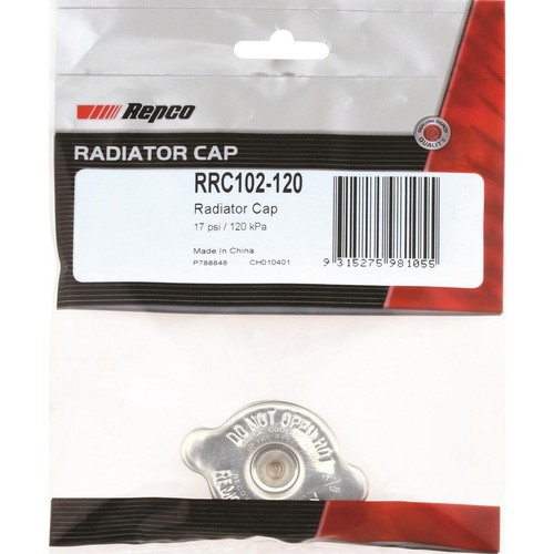 Repco Radiator Cap 17 Psi - 120 kPa Metal Small Japanese Bayonet - RRC102-120