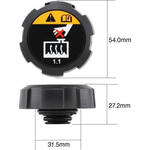 Tridon Radiator Cap 16 Psi - 110 kPa Plastic Screw On - DL16110 Auto Part