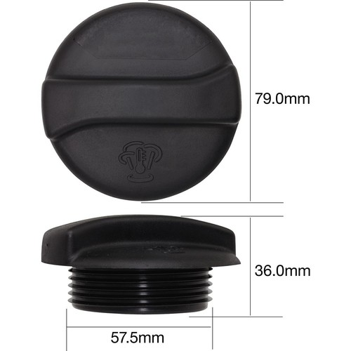 Tridon Expansion Tank Cap 18 Psi - 125 kPa Plastic Screw On - CK18125 Auto Part