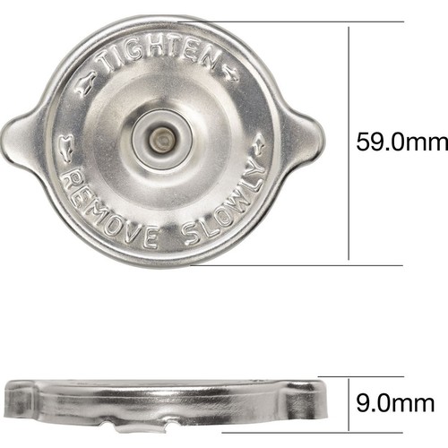 Tridon Radiator Cap - Blanking Metal Bayonet - TRC10 Auto Part