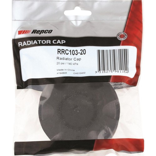 Repco Expansion Tank Cap 20 Psi - 140 kPa Plastic Screw On - RRC103-20 Auto Part