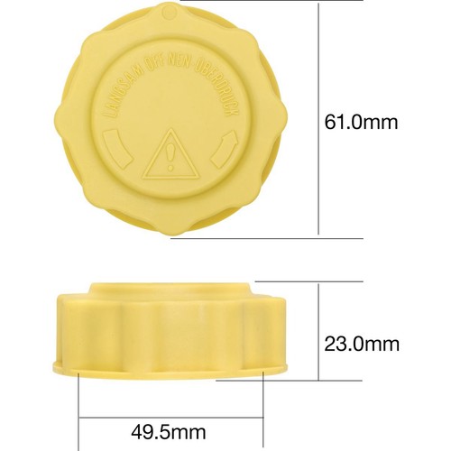 Tridon Expansion Tank Cap 18 Psi - 125 kPa Plastic Screw On - CE18125 Auto Part