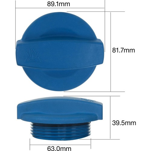 Tridon Expansion Tank Cap 22 Psi - 150 kPa Plastic Screw On - CT22150 Auto Part