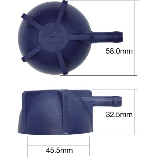 Tridon Expansion Tank Cap 16 Psi - 110 kPa Plastic Screw On - CS16110 Auto Part