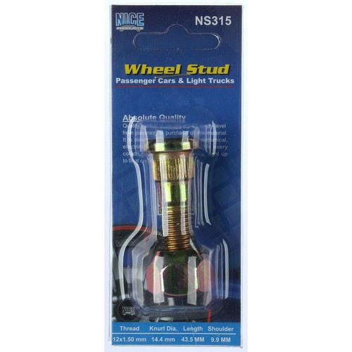Nice Products Stud / Nut Pack M12 1.50 X 42.4mm - NS315 Hardware
