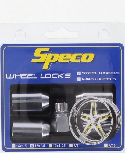 Speco Wheel Nut Pack Locking - WN404 Door Hardware