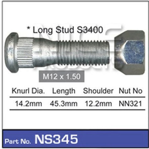 Nice Products Stud & Nut Pack - NS345 Hardware