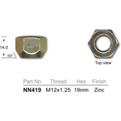 Nice Products Nut Pack - NN419-4 Hardware