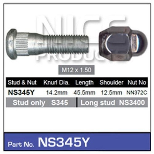 Nice Products Stud & Nut Pack - NS345Y Hardware