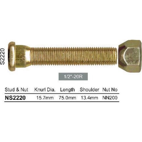 Nice Products Stud & Nut Pack - NS2220 Hardware