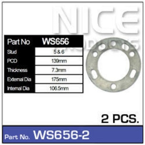 Nice Products Wheel Spacers - WS656-2 Auto