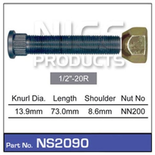 Nice Products Long Stud & Nut - NS2090 Hardware