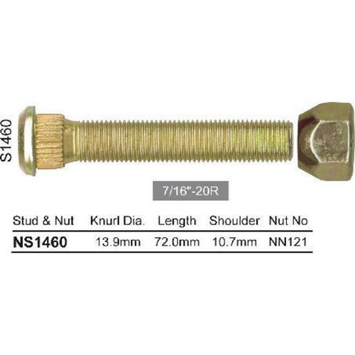 Nice Products Stud & Nut Pack - NS1460 Hardware