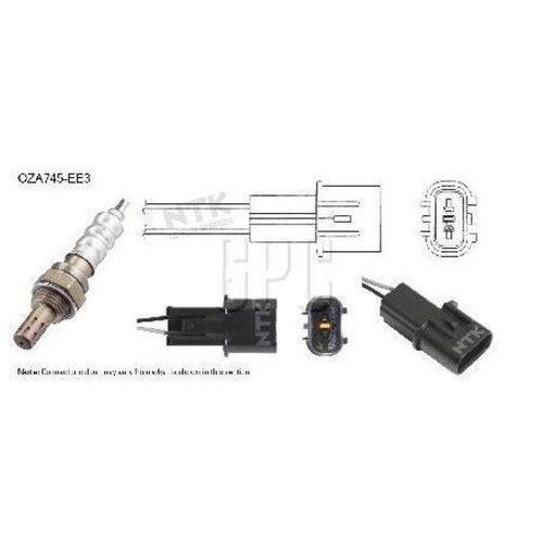 NTK Oxygen Sensor - OZA745-EE3 Auto Sensor Auto Part