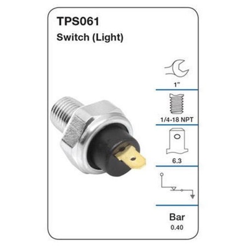 Tridon Oil Pressure Switch - TPS061 Car Service Auto Part