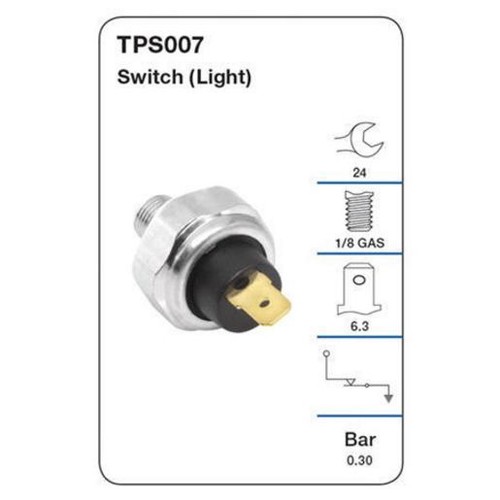 Tridon Oil Pressure Switch - TPS007 Car Service Auto Part