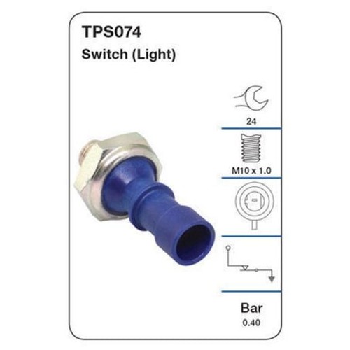 Tridon Oil Pressure Switch (Light) - TPS074 Car Service Auto Part