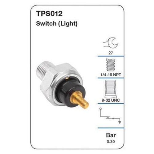 Tridon Oil Pressure Switch - TPS012 Car Service Auto Part