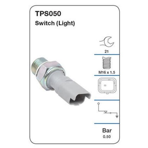 Tridon Oil Pressure Switch (Light) - TPS050 Car Service Auto Part