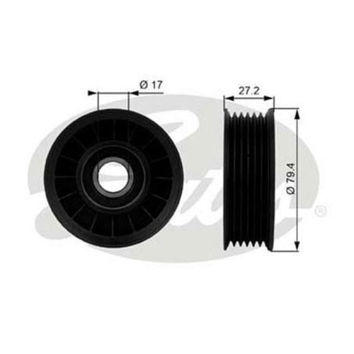 Gates Idler Pulley - 38009 Auto Part