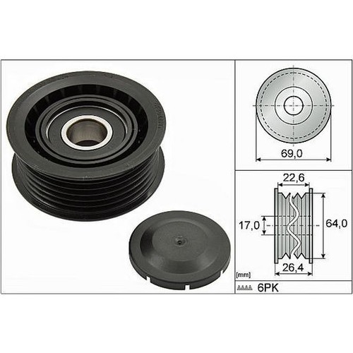 Ina Belt Idler Pulley - 532 0160 10 Auto Part