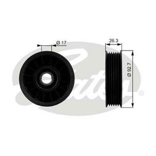 Gates Idler Pulley - 38019 Auto Part