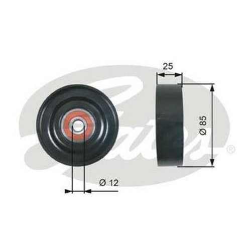 Gates Drivealign Tensioner Pulley - 36087 Auto Part