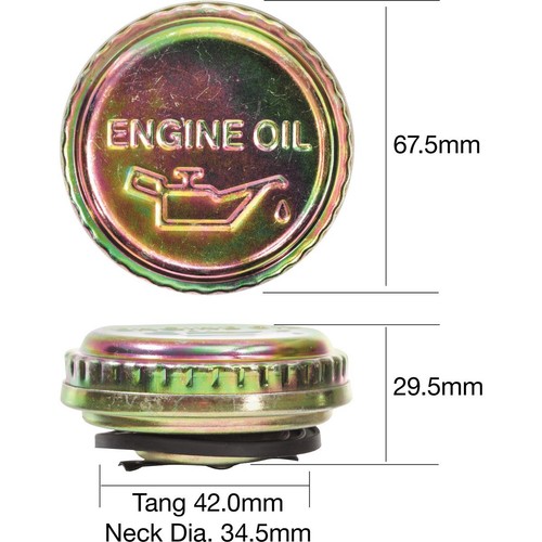 Tridon Oil Cap - TOC507 Car Service Auto Part