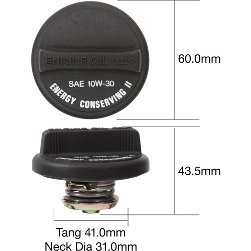 Tridon Oil Cap - TOC529 Car Service Auto Part