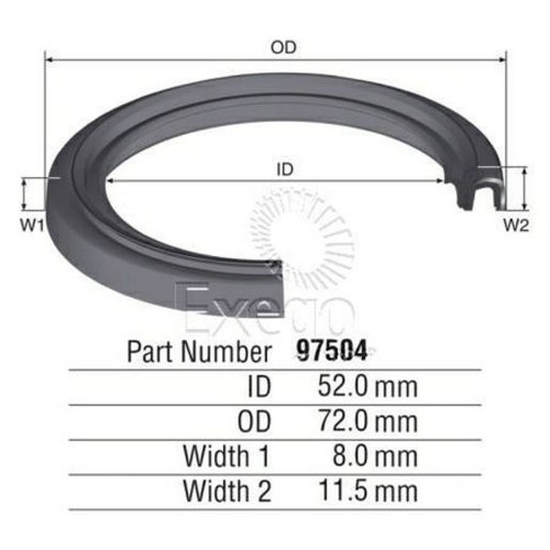 Kelpro Rear Hub Oil Seal - 97504 Auto Part