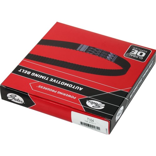 Gates PowerGrip Trapezoidal Timing Belt - T104 Engine Timing Auto Part