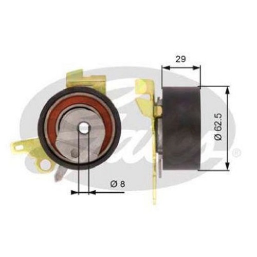 Gates PowerGrip Tensioner Pulley - T43022 Engine Timing