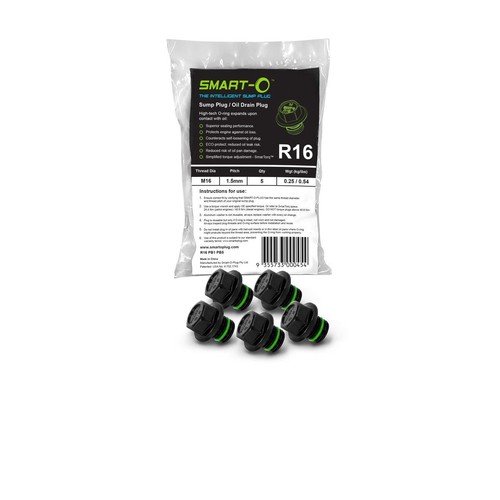 Smart-O Sump Plug M16 X 1.5 Poly Bag - R16PB1PB5 Engine Part