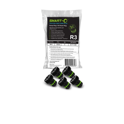 Smart-O Sump Plug M14 X 1.5 Poly Bag - R3PB1PB5 Engine Part