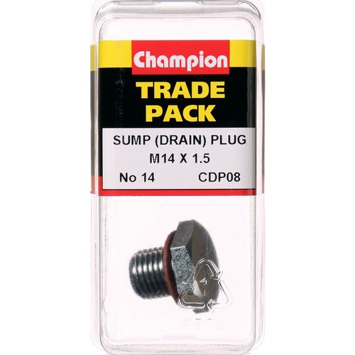 Champion Drain Plug No.14 – M14 x 1.5mm - CDP08 Engine Part