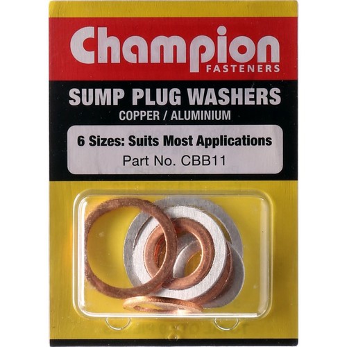Champion Blister Assortment – Flat Copper Washers - CBB11 Hardware