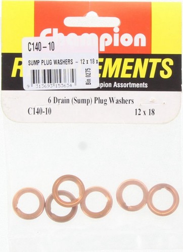 Champion Copper Crush Sealing Washers – M12 x 18mm - C140-10 Engine Part