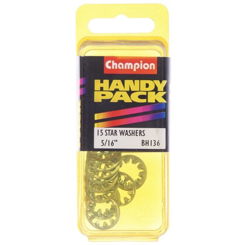 Champion Zinc Plated Internal Shakeproof Washer – 5/16in - BH136 Hardware