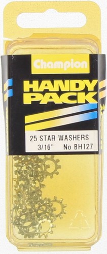 Champion Zinc Plated External Shakeproof Washer – 3/16in - BH127 Hardware