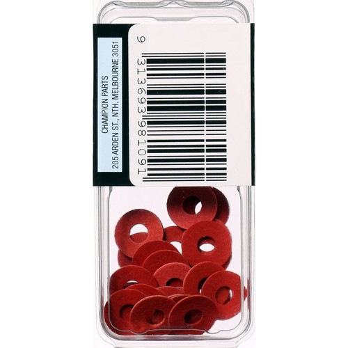 Champion Red Fibre Flat Washer – 3/16in x 1/2in x 1/32in - BH109 Hardware
