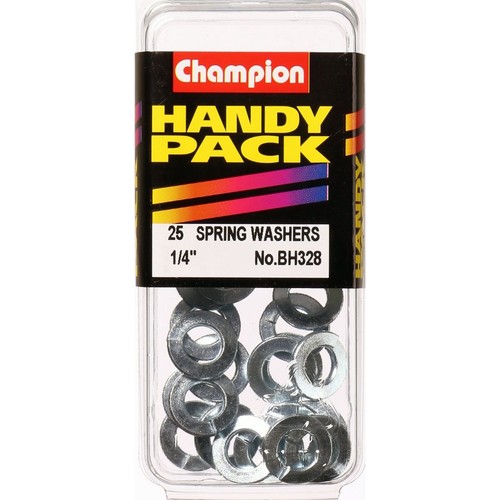 Champion Zinc Plated Flat Section Spring Washer – 1/4in - BH328 Hardware